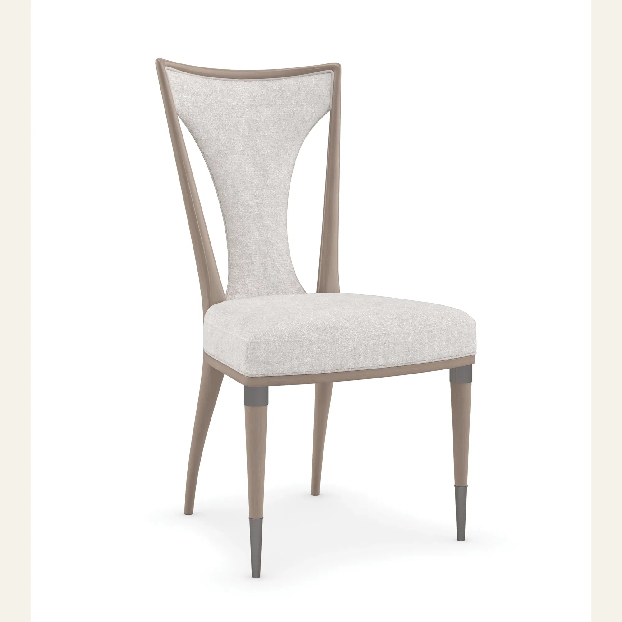 Take Your Seat Sculptural Beige Dining Chair