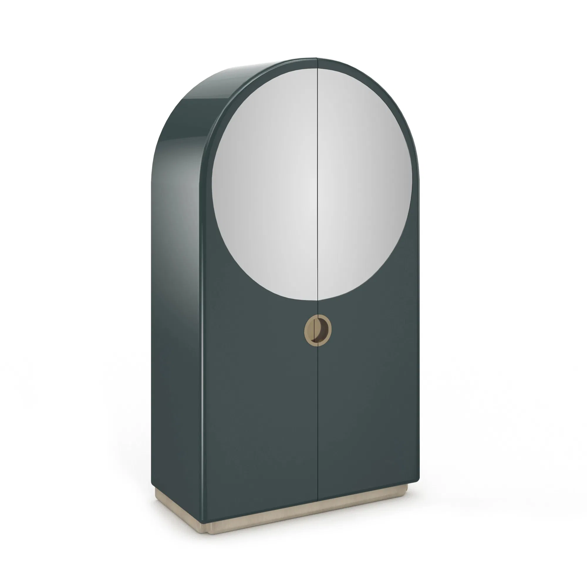 Gelee Apatite High-Gloss Lacquered Armoire