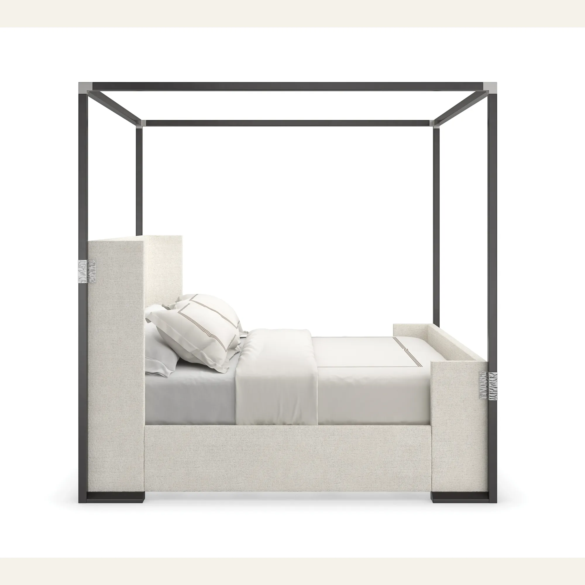Shelter Me Sculptural Canopy in Brushed Stainless