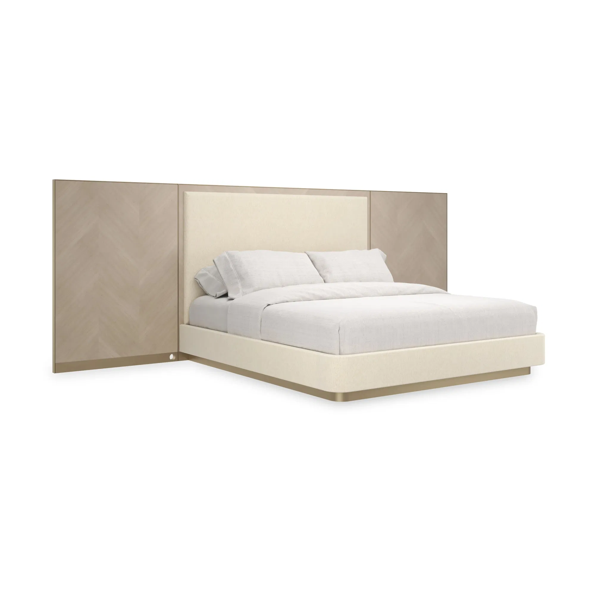 Anthology Brushed Gold Winged Bed