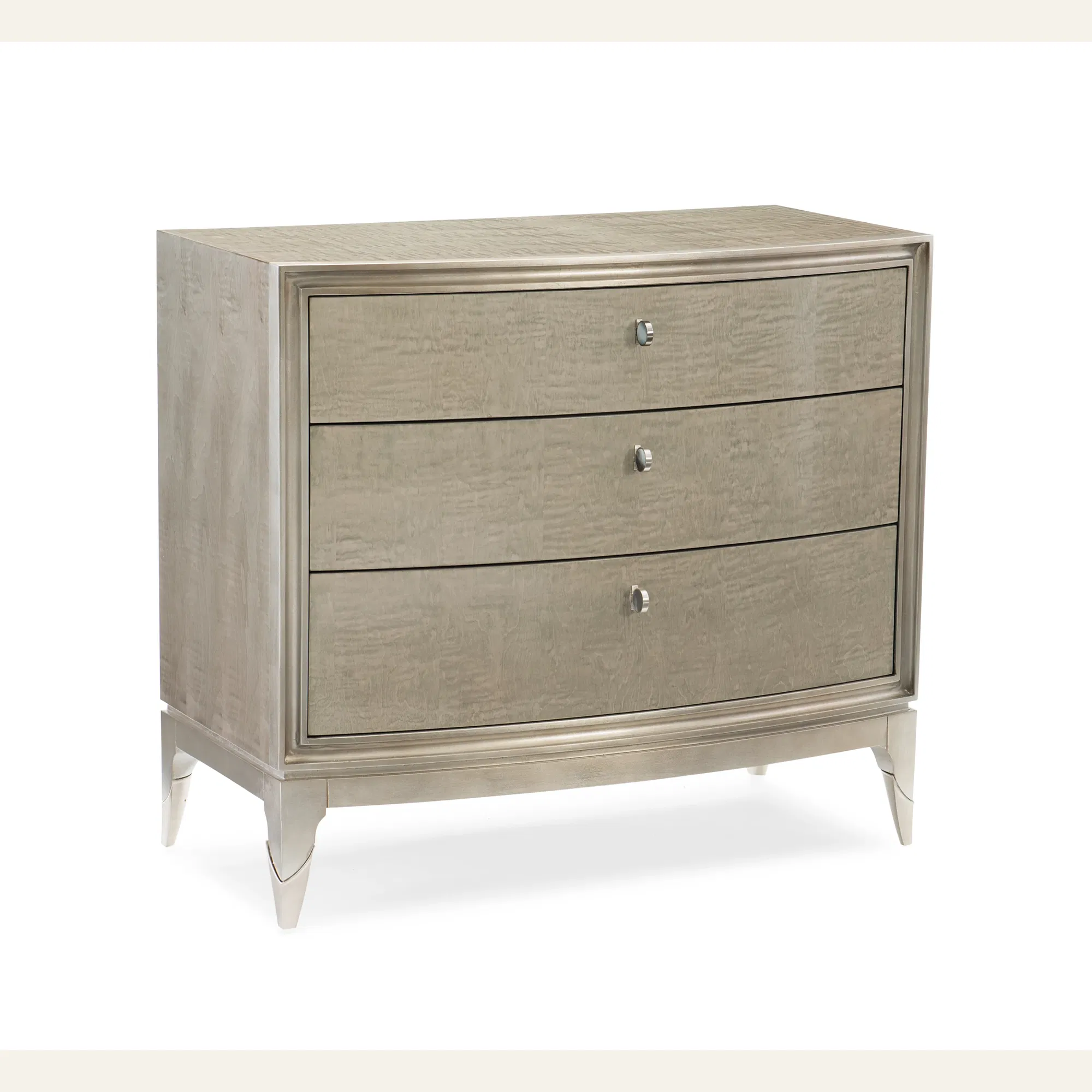 Rise and Shine Moonlit Sand Curly Maple Nightstand