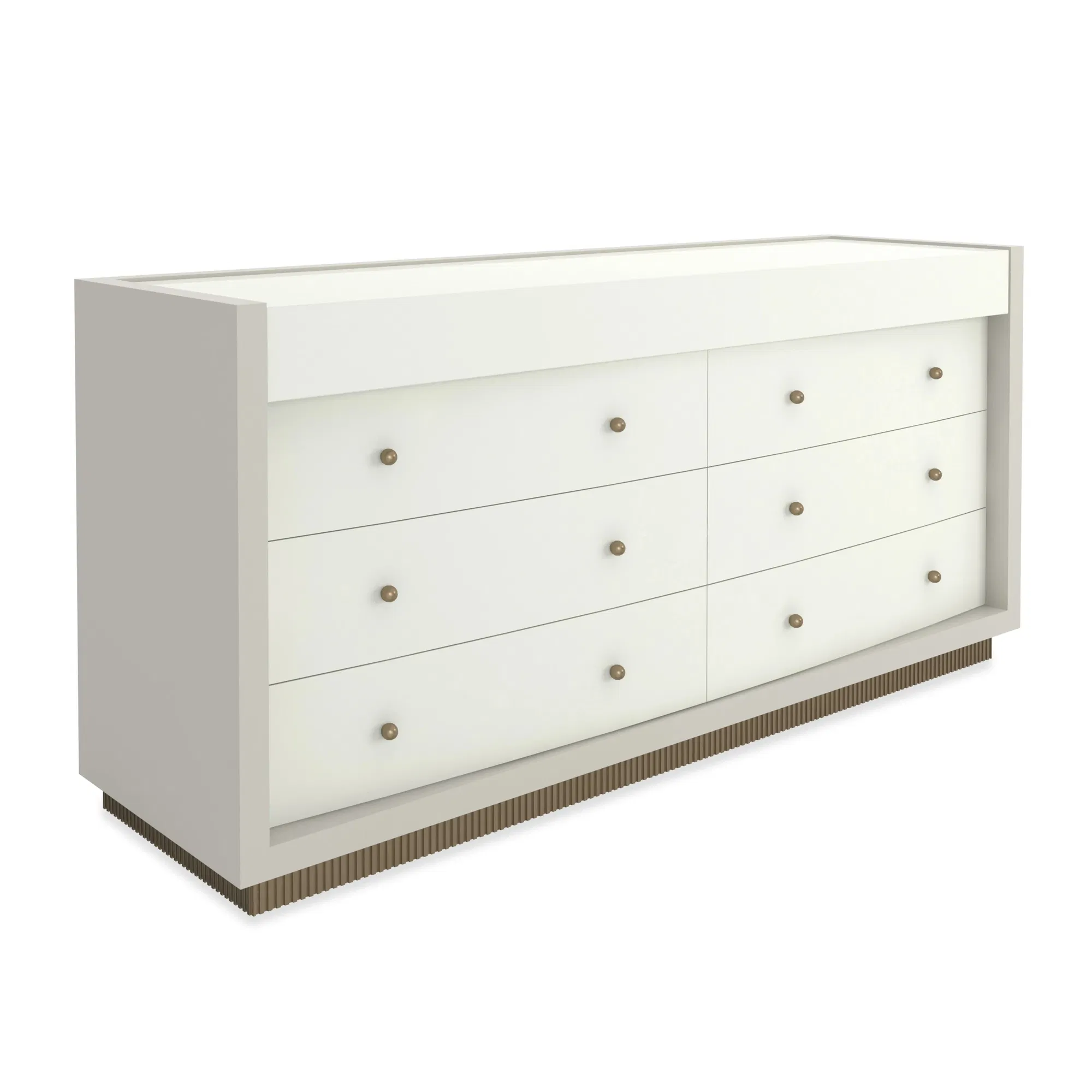 Calais Sculptural Two-Tone Dresser