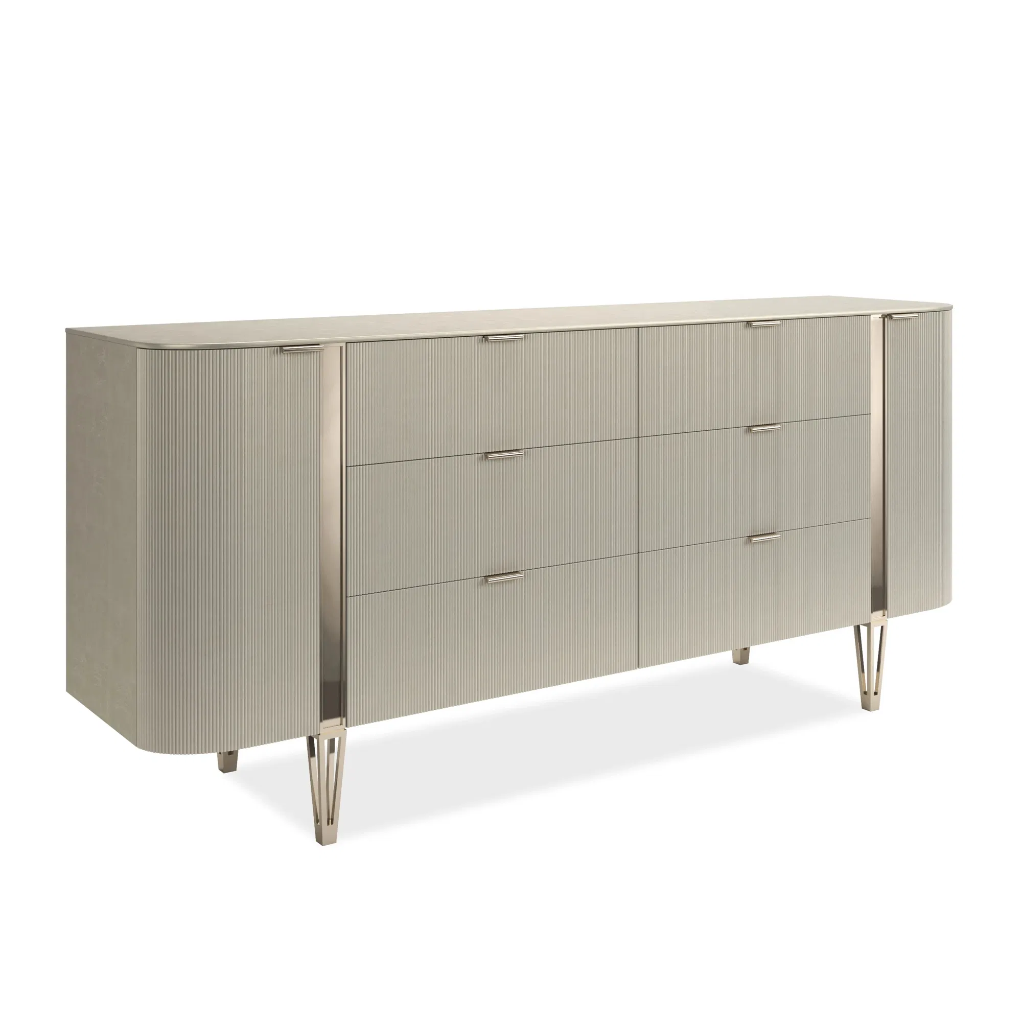 Love At First Sight Oracle Gold Elongated Dresser