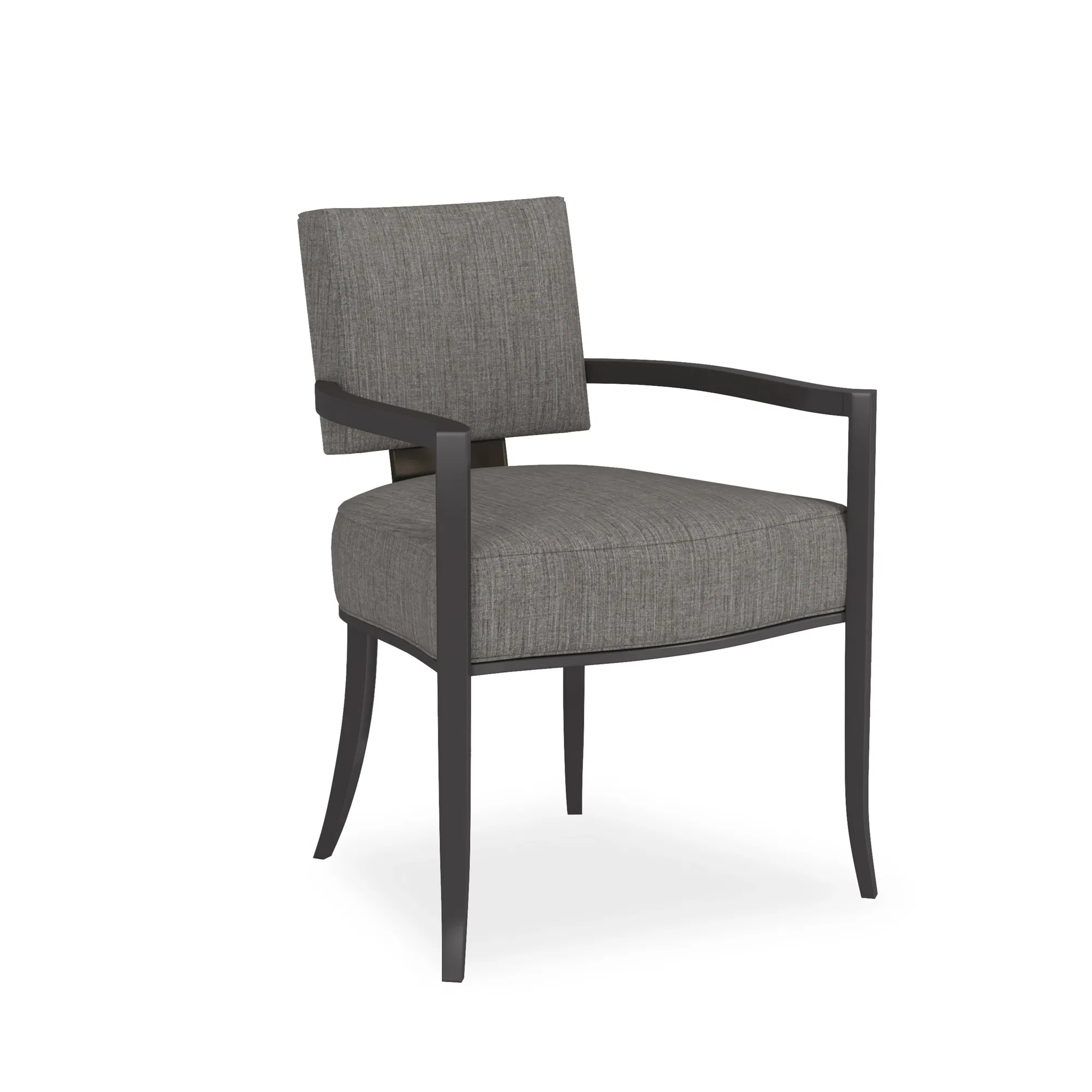 Reserved Seating Arm Chair Brushed Bronze
