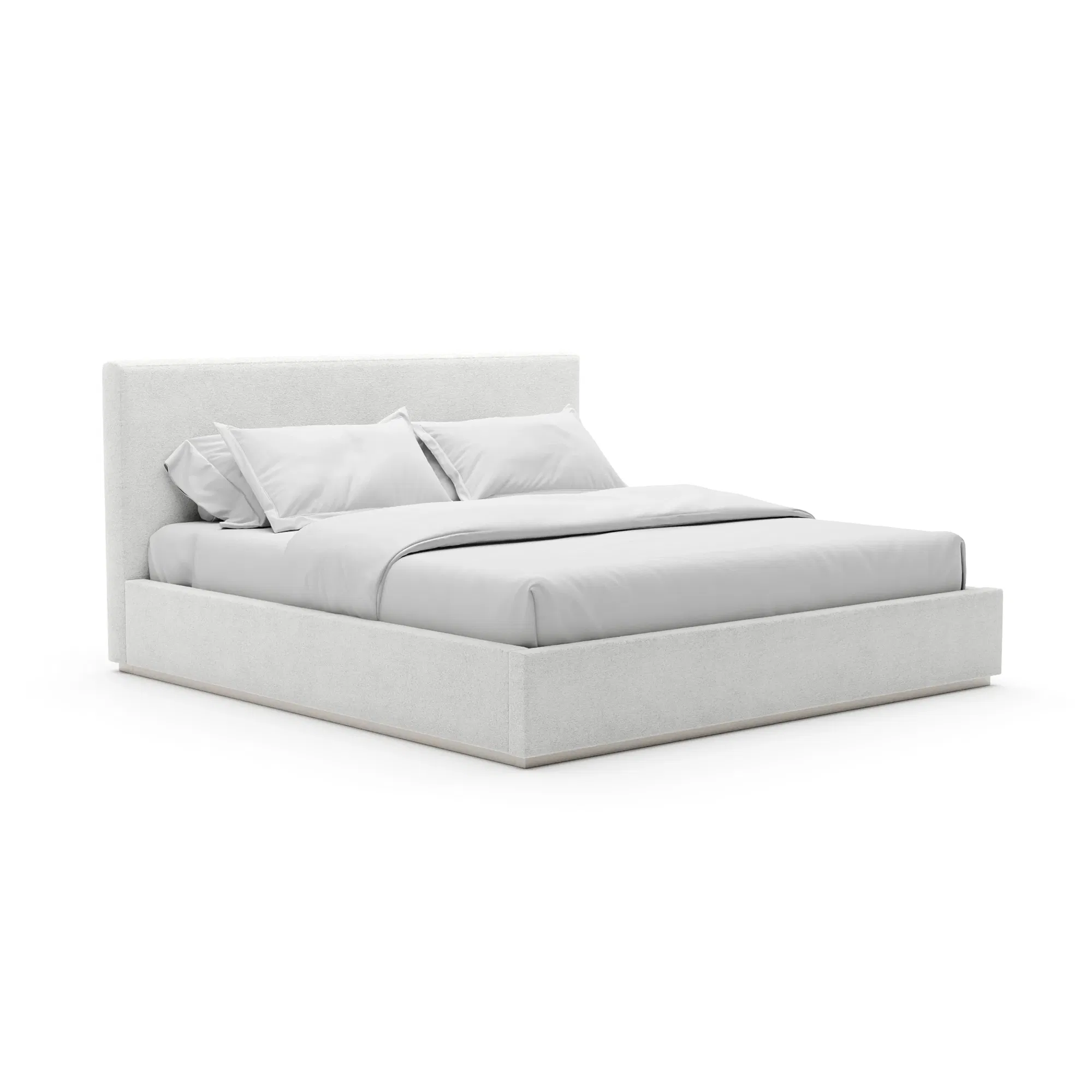 Boutique Ivory Luxe Velvet Storage Bed — The