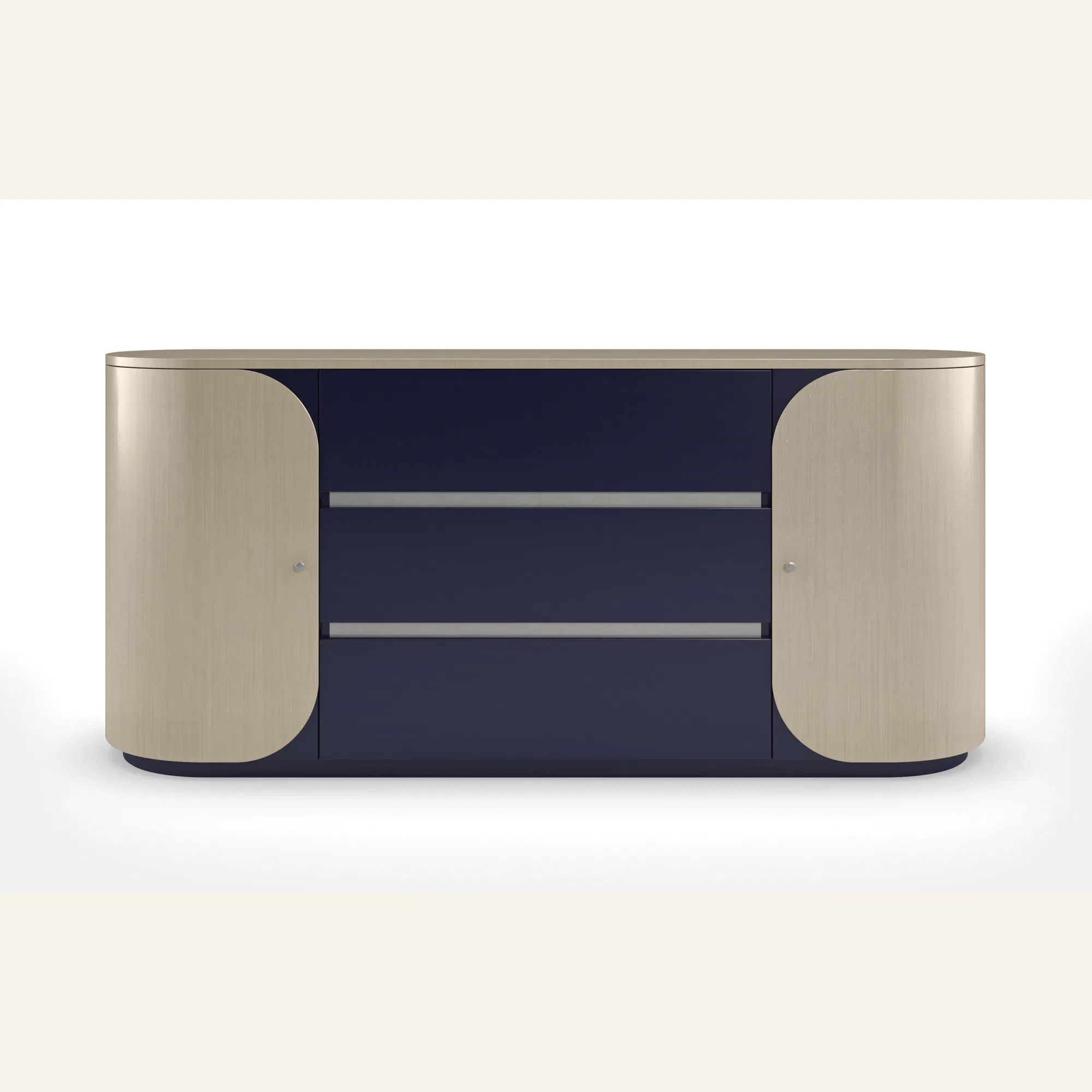 Da Vita Prussian Blue Lacquered Dresser