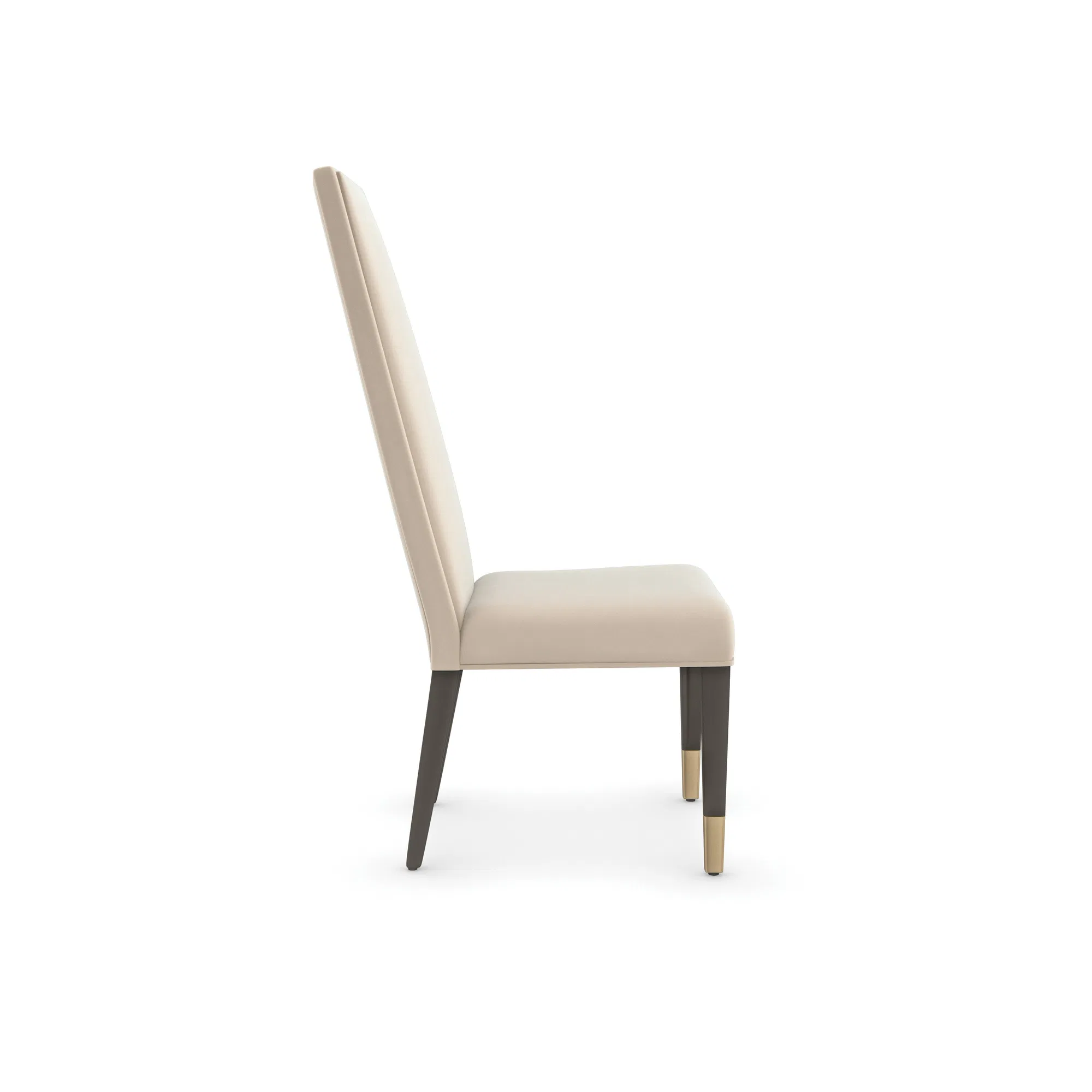 The Masters Cream Velvet Dining Side Chair